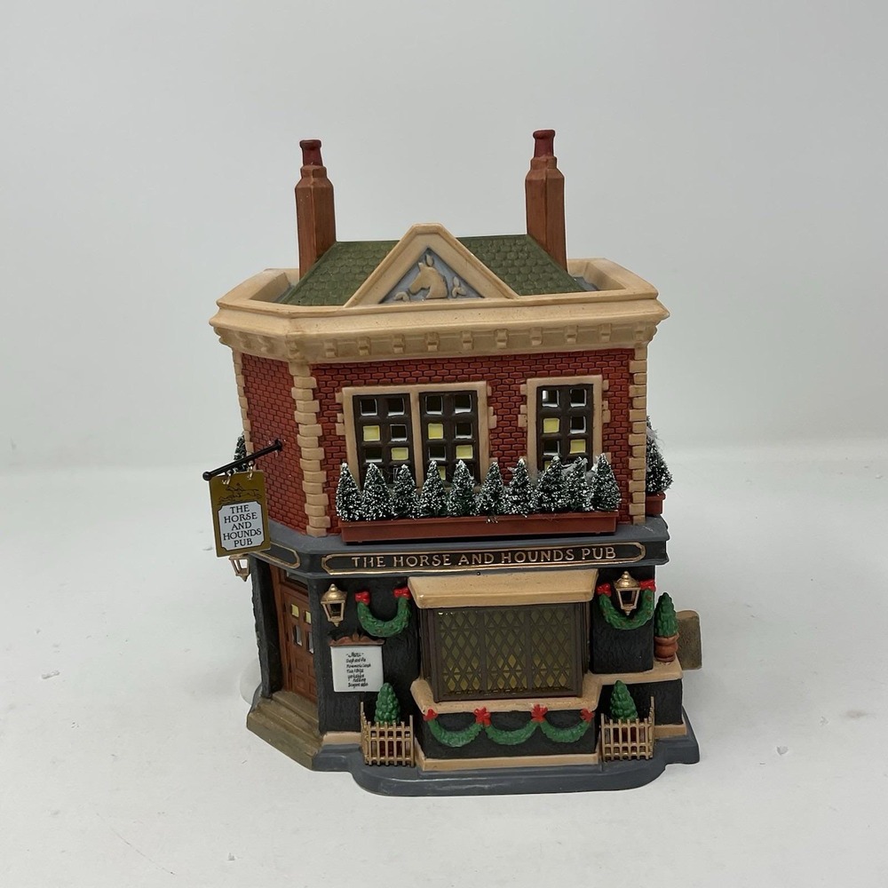 Dept 56 Dickens Village Heritage The Horse And Hounds Pub Christmas 58340